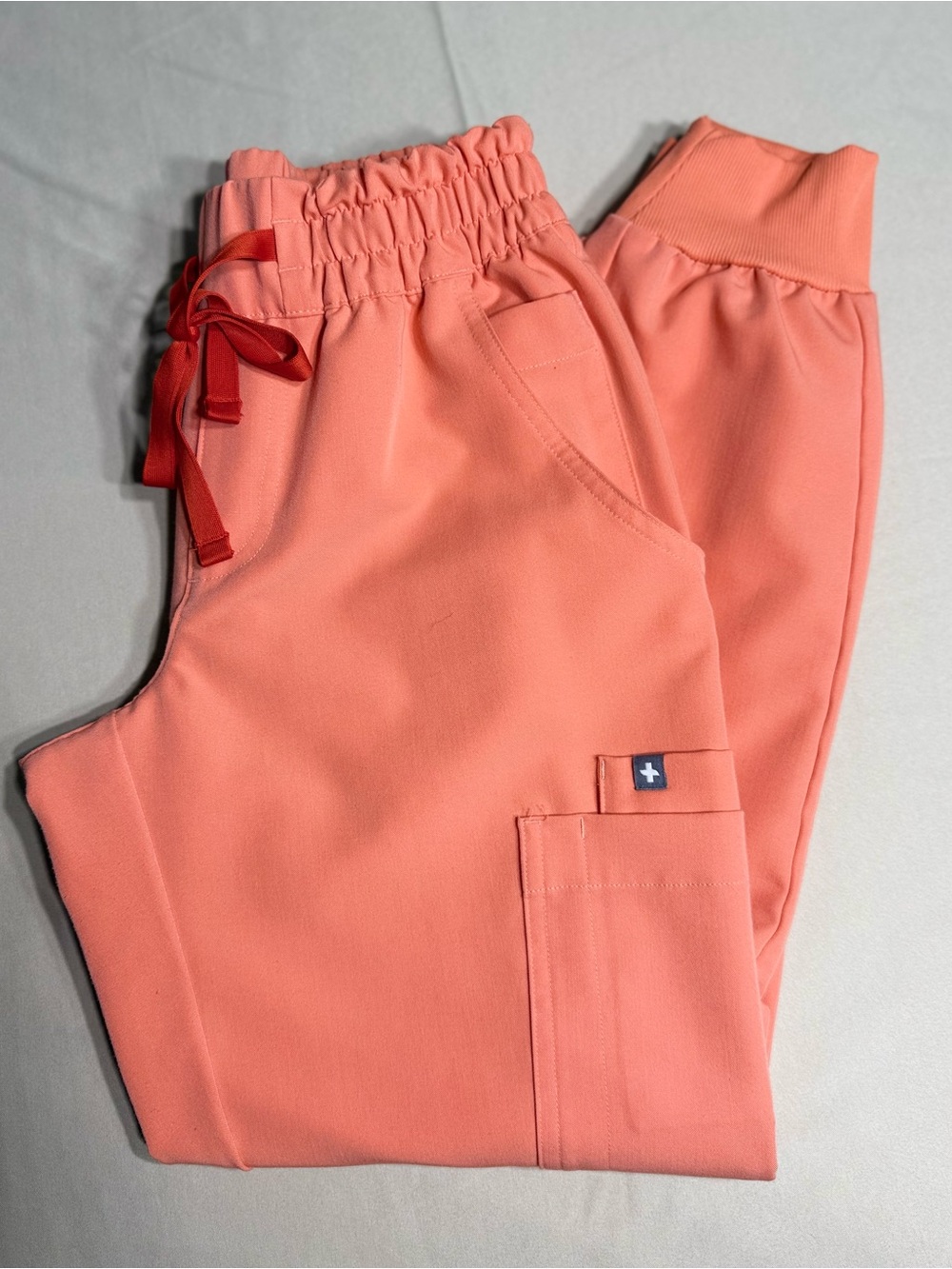FIGS Uman Relaxed Regular Waisted Jogger Scrub Pants XXS Petite Sunset Drift